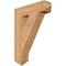 Ekena Millwork Traditional Arts & Crafts Smooth Bracket, Western Red Cedar, 5 1/2"W x 24"D x 32"H BKT06X24X32TRA03SWR - alternate 1